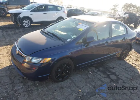 2006 Honda Civic Lx из США, поврежденный, VIN 1HGFA16596L104852